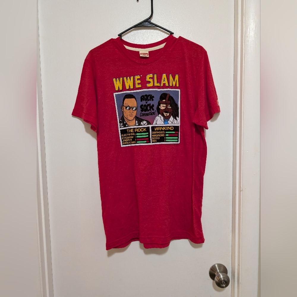 HOMAGE Red WWE Graphic Tee